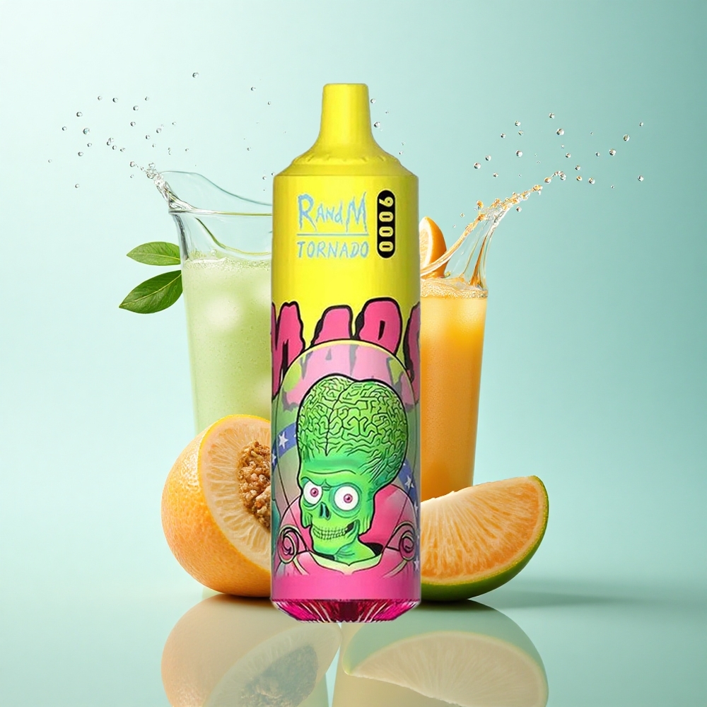 RandM Fumot Tornado 9000 Puffs Triple Mango 18mL Mesh 850mAh RGB