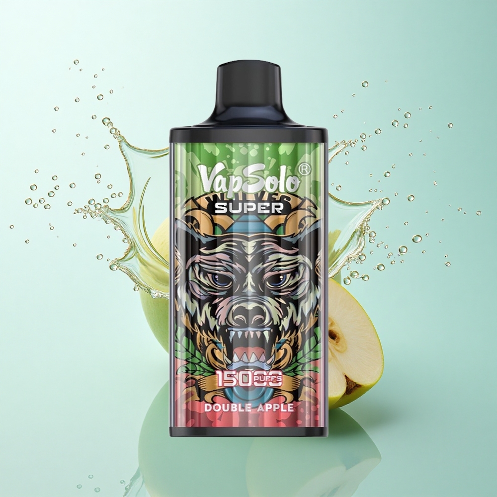 Vapsolo Super 15000 Puffs Double Apple 40ml 850mAh Type-C