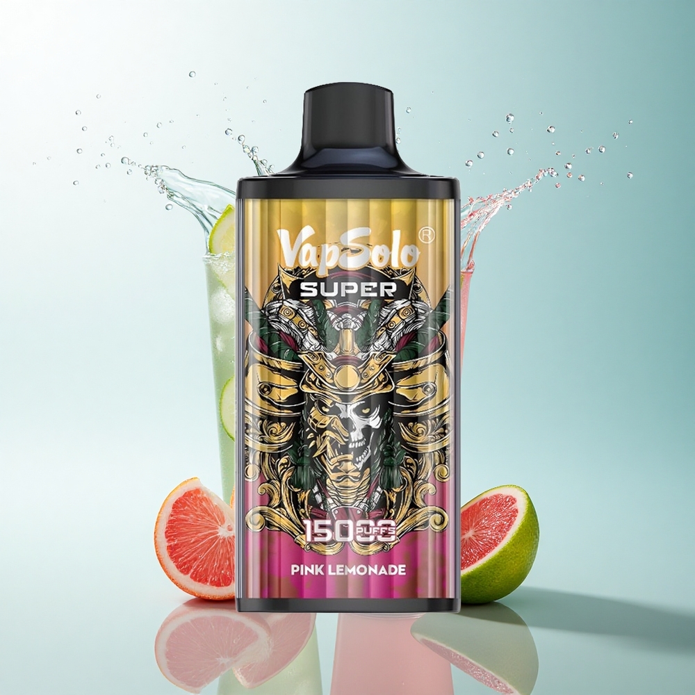 Vapsolo Super 15000 Puffs Pink Lemonade 40ml 850mAh