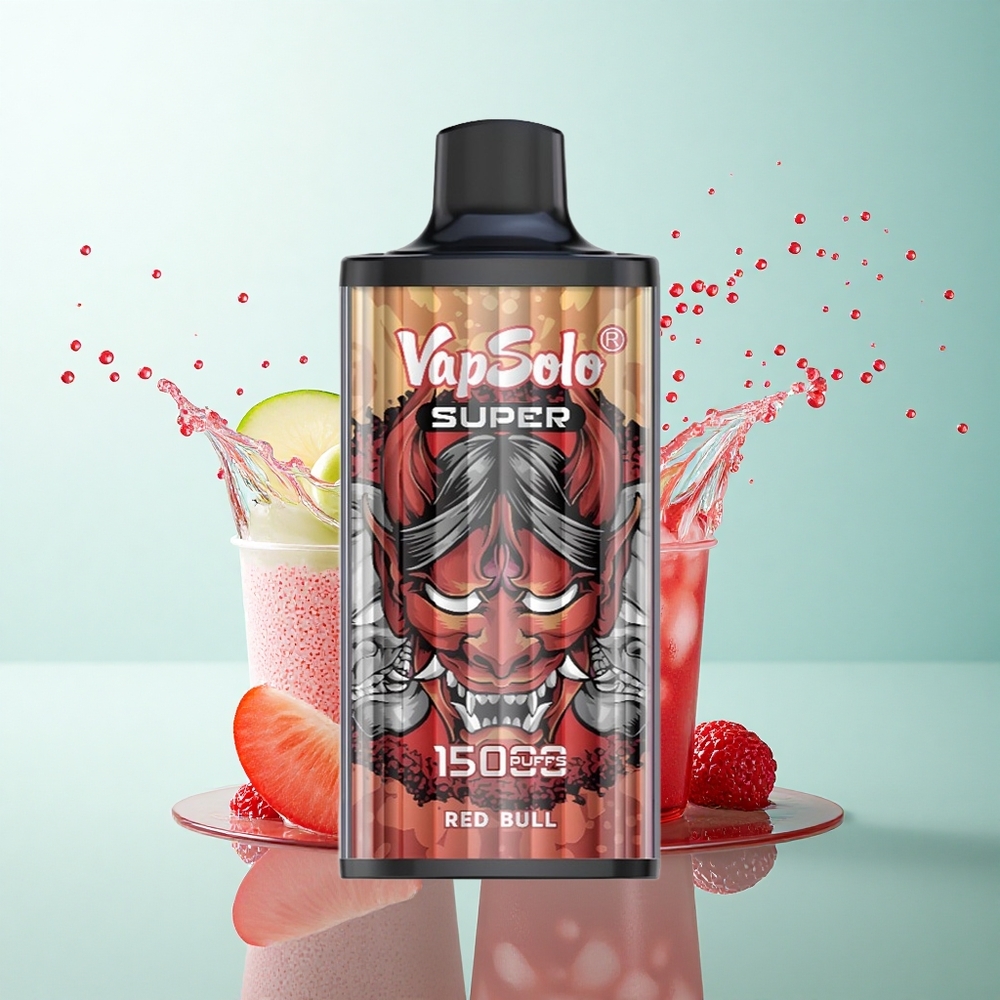 Vapsolo Super 15000 Puffs Red Bull 850mAh 40ml E-Liquid