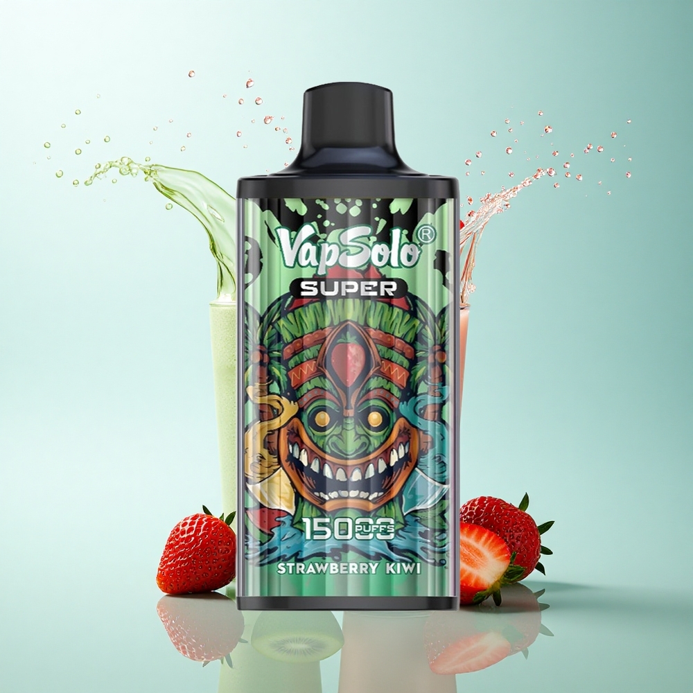Vapsolo Super 15000 Puffs Strawberry Kiwi 40ml 850mAh Type-C