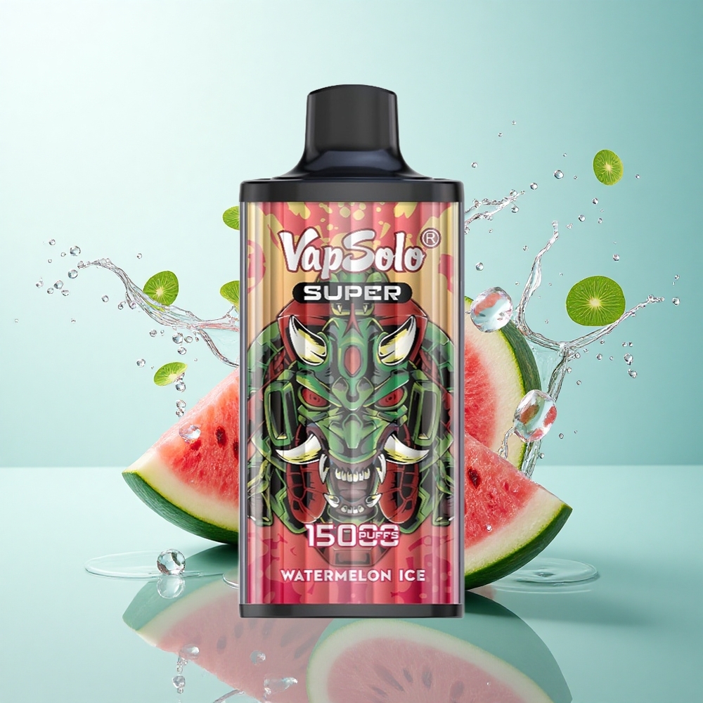 Vapsolo Super 15000 Puffs Watermelon Ice 40ml 850mAh Type-C