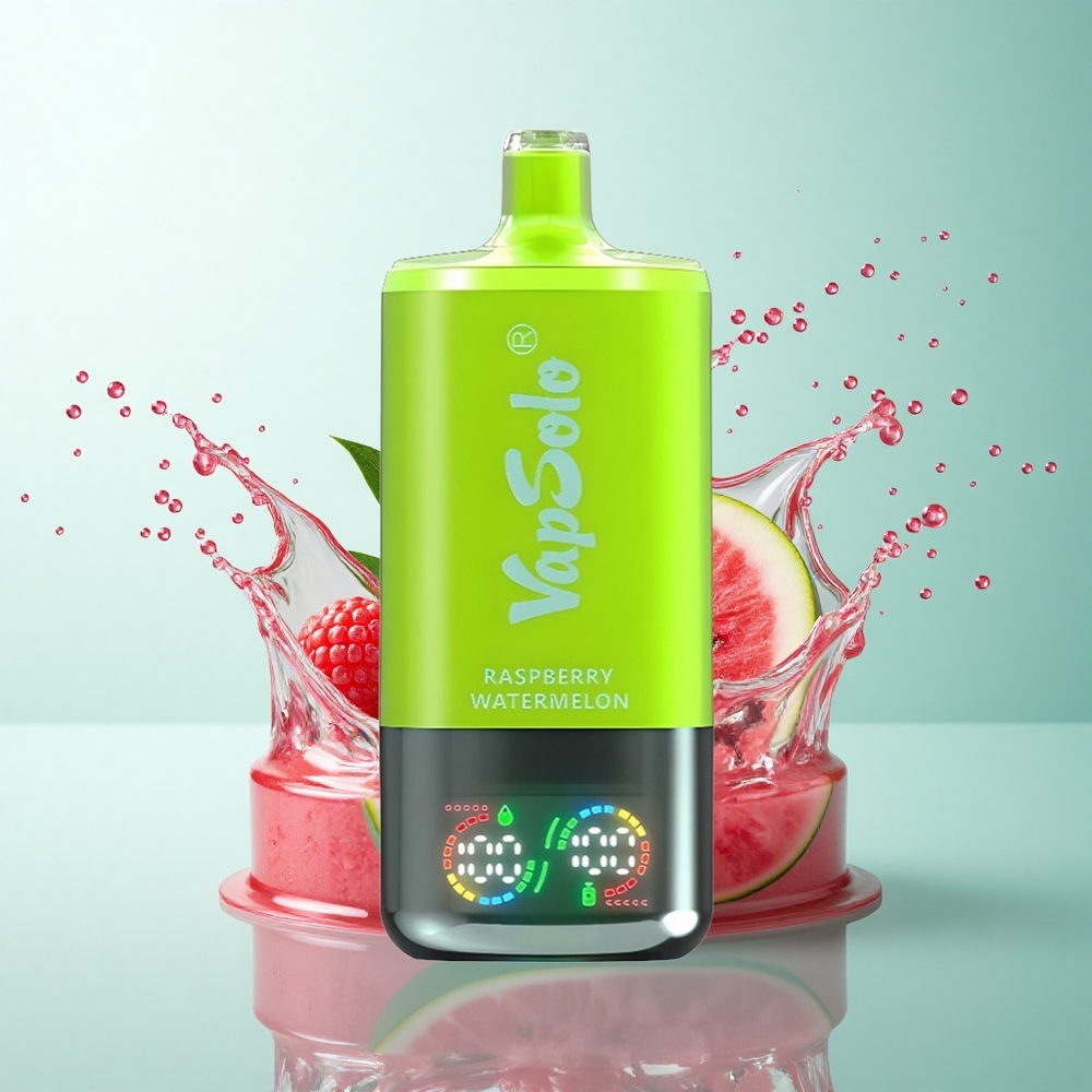 Vapsolo Triple 30000 Puffs Raspberry Watermelon 40ml Nicotine 20mg