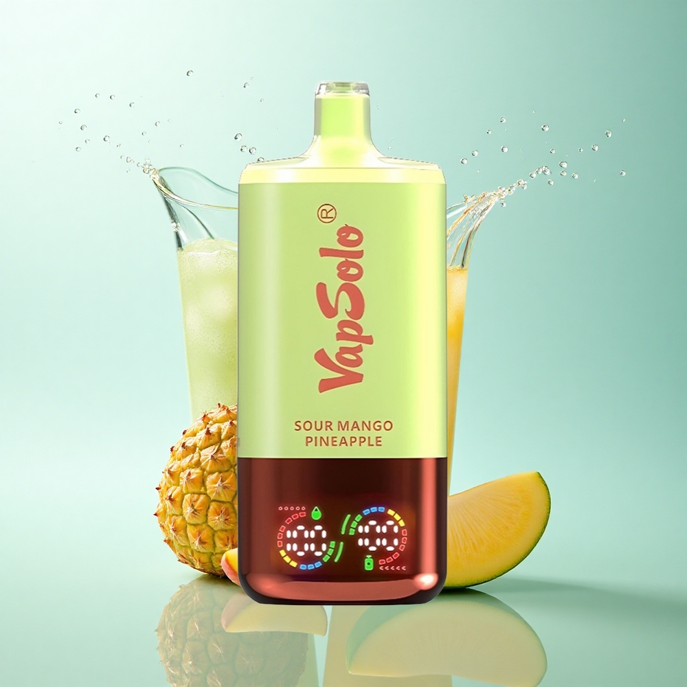 Vapsolo Triple 30000 Puffs Sour Mango Pineapple 40ml 20mg Nicotine Type-C