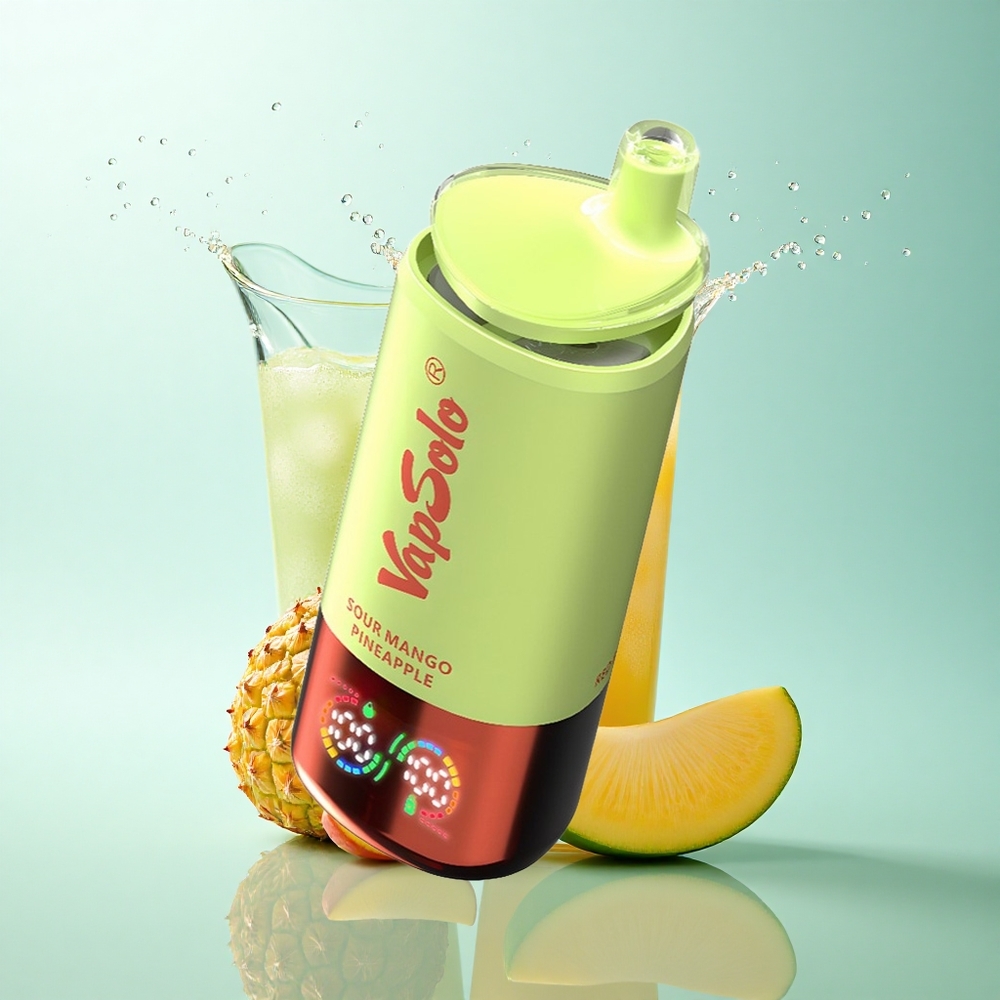 Vapsolo Triple 30000 Puffs Sour Mango Pineapple 40ml 20mg Nicotine Type-C