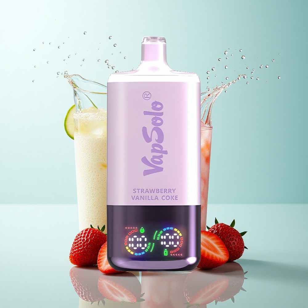 Vapsolo Triple 30000 Puffs Strawberry Vanilla Coke Type-C 40ml Nicotine