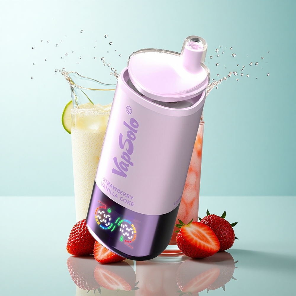 Vapsolo Triple 30000 Puffs Strawberry Vanilla Coke Type-C 40ml Nicotine