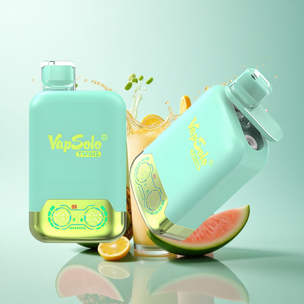 Vapsolo Twins 20000 Puffs Double 40ml 20mg Nicotine Melon Pineapple Coconut