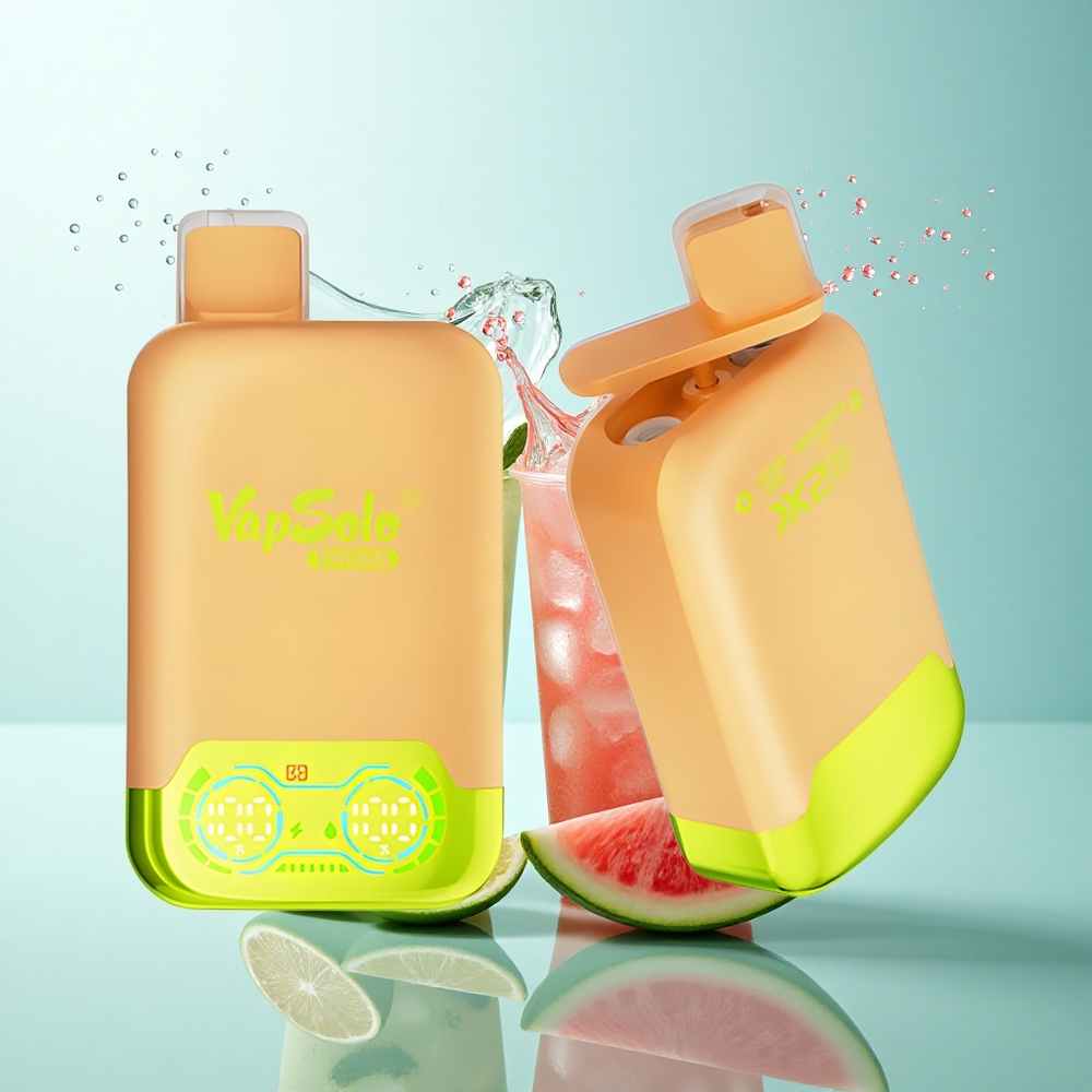 Vapsolo Twins 20000 Puffs Lemon Lime & Watermelon Ice 40ml Dual Tank Type-C