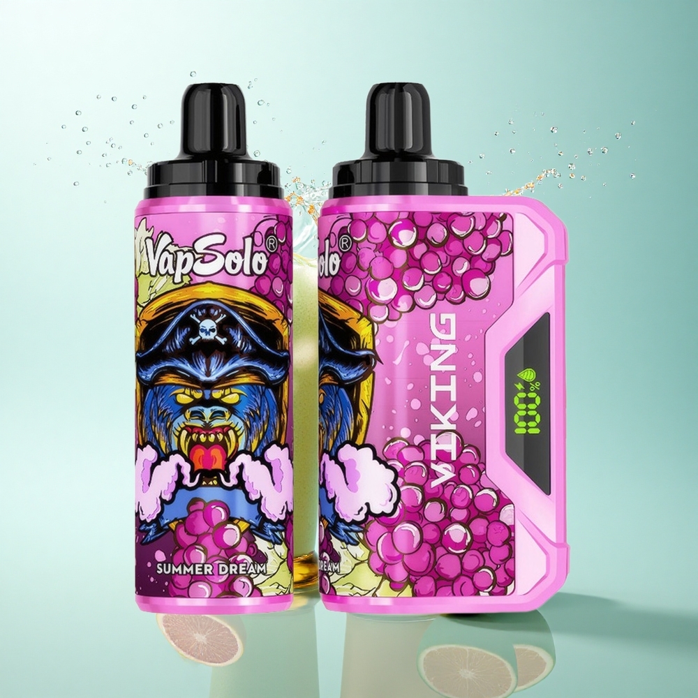 VapSolo VIKING 12000 Puffs Summer Dream 22ml Nicotine 20mg/ml Type-C
