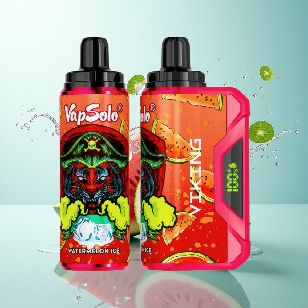 VapSolo VIKING 12000 Puffs Watermelon Ice Type-C 22ml Nicotine 20mg/ml