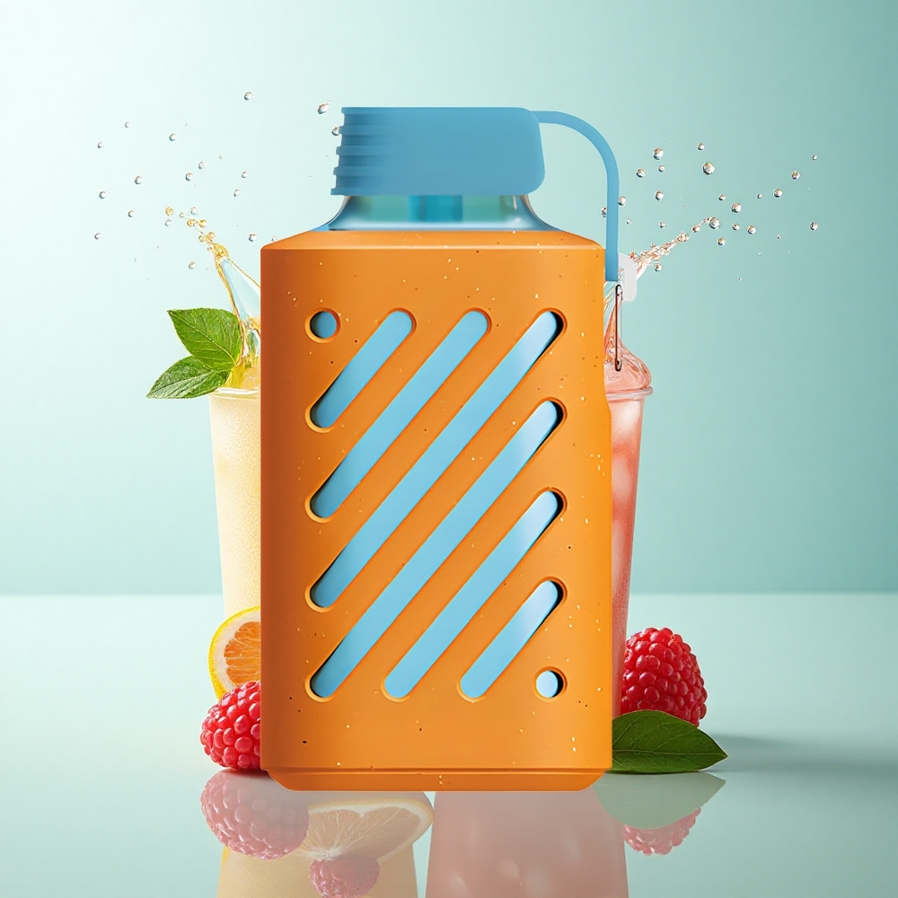 VOZOL GEAR 10000 Puffs Raspberry Tangerine 20ml 500mAh 20mg Nicotine