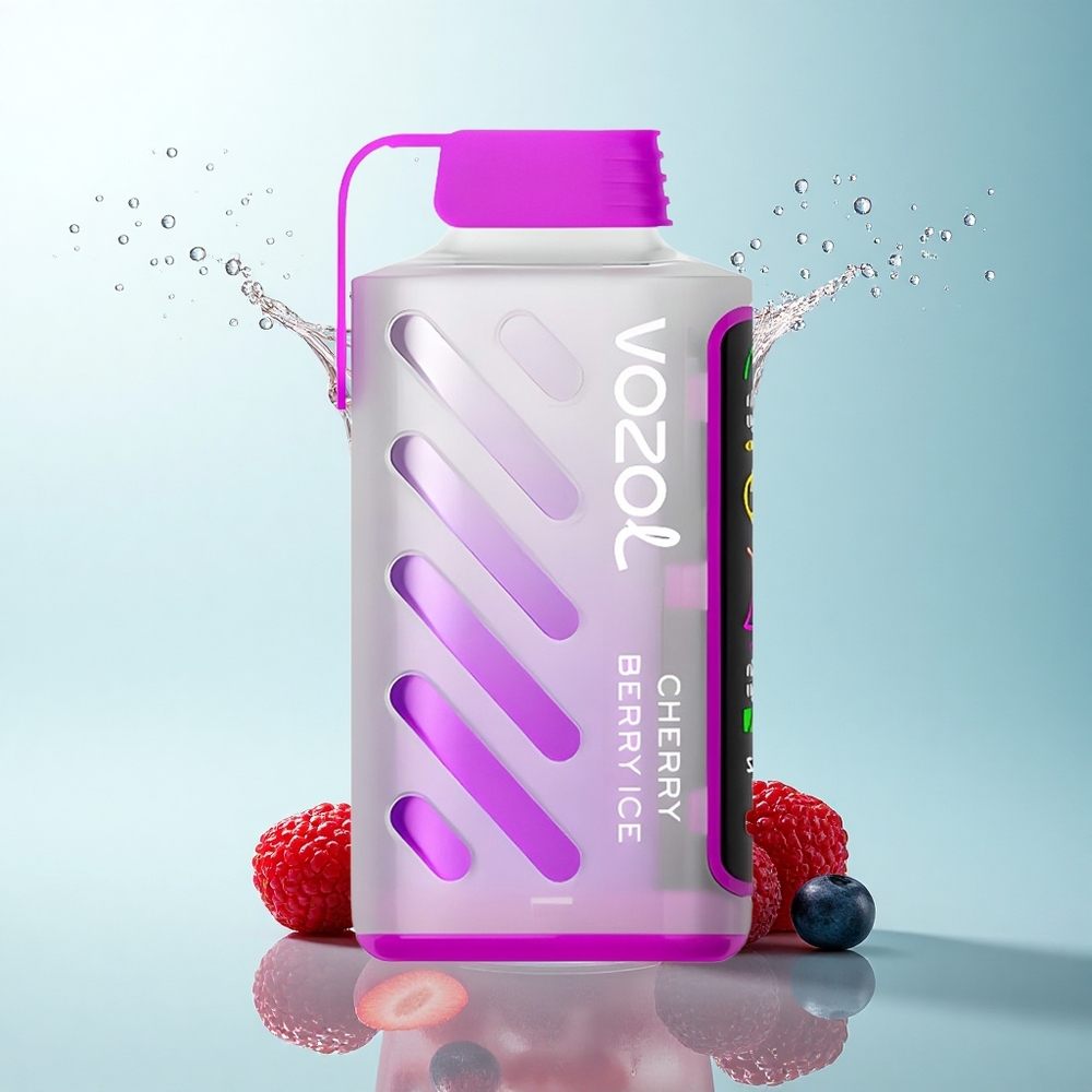 VOZOL Gear Power 20000 Puffs Cherry Berry Ice Dual Mesh 20mL 5% Nicotine