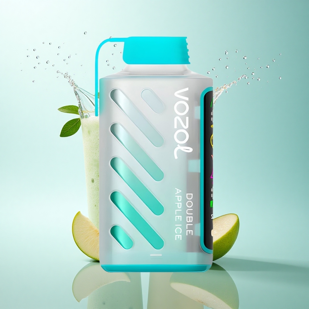 VOZOL Gear Power 20000 Puffs Double Apple Ice 20mL Dual Mesh 5% Nicotine
