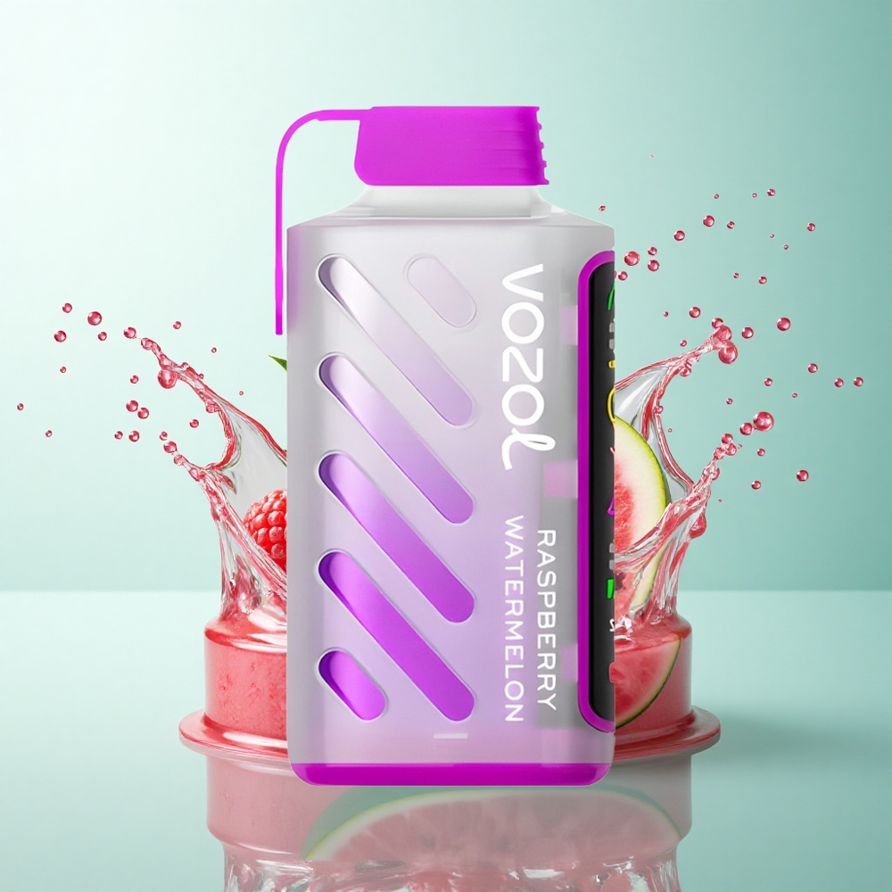 VOZOL Gear Power 20000 Puffs Raspberry Watermelon Dual Mesh 20mL 5% Nicotine
