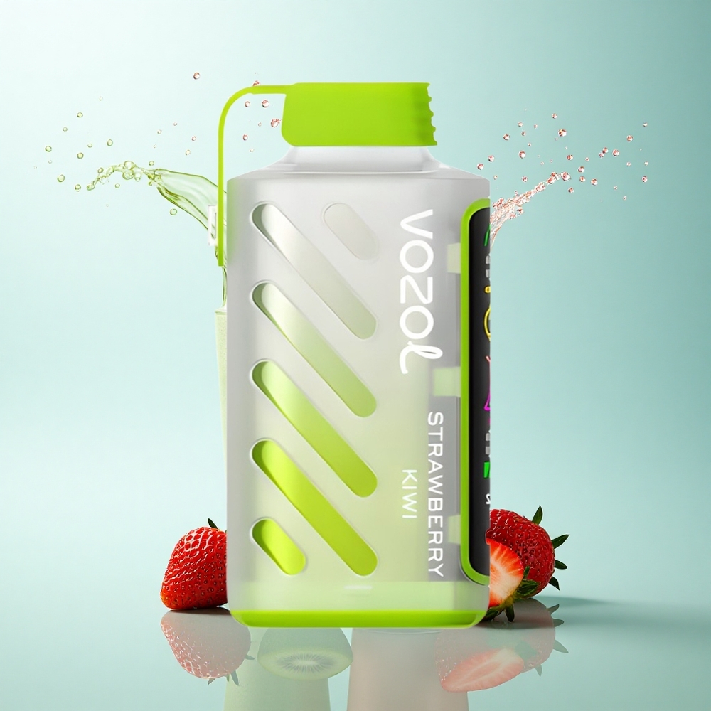 VOZOL Gear Power 20000 Puffs Strawberry Kiwi Dual Mesh 20mL 5% Nicotine