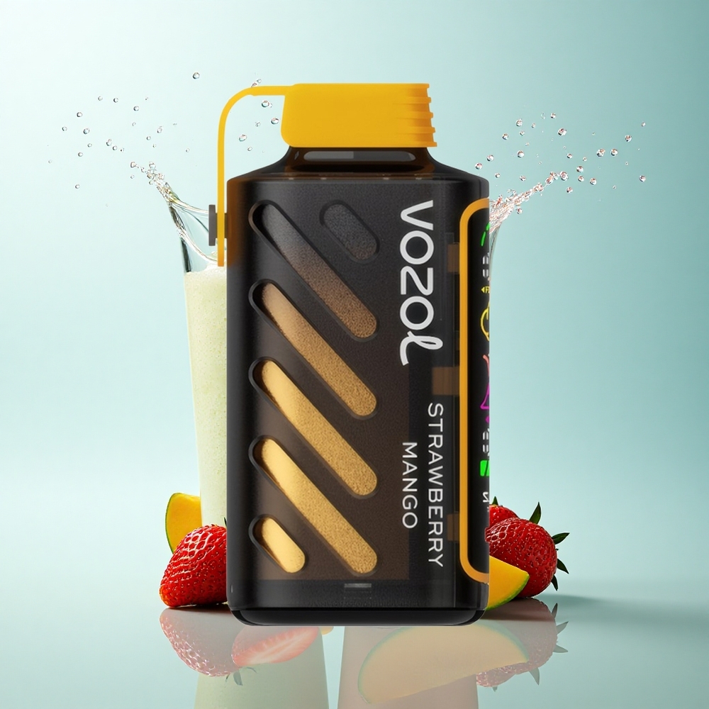 VOZOL Gear Power 20000 Puffs Strawberry Mango Dual Mesh 20mL 5% Nicotine