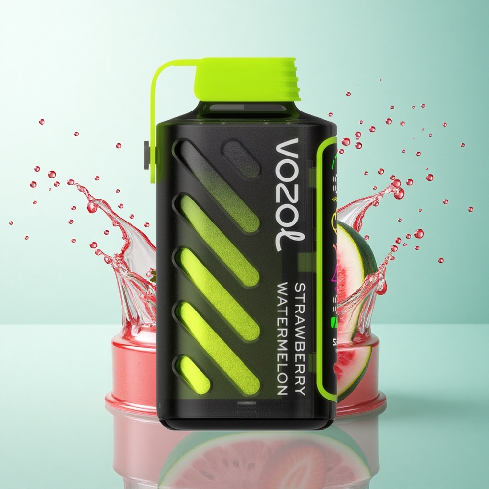 VOZOL Gear Power 20000 Puffs Strawberry Watermelon Dual Mesh 20mL 5% Nicotine