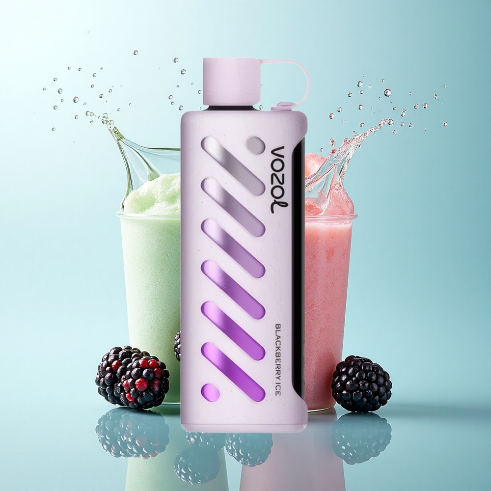 VOZOL Gear Shisha 25000 Puffs Blackberry Ice Dual Mesh 1000mAh 5mg Nicotine