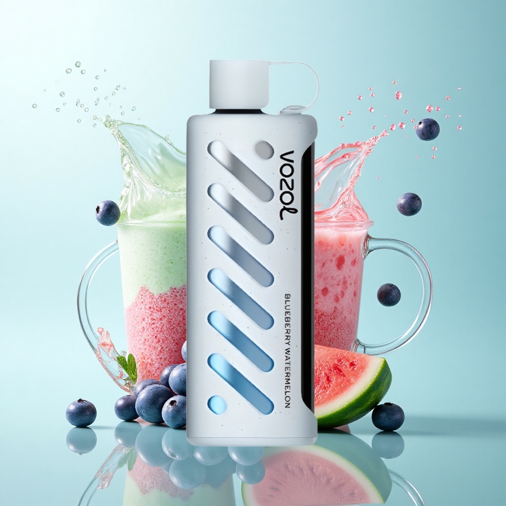 VOZOL Gear Shisha 25000 Puffs Blueberry Watermelon Dual Mesh 1000mAh