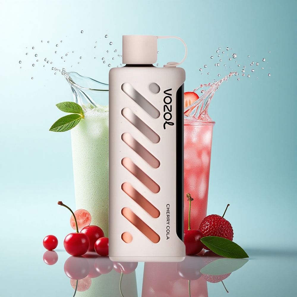 VOZOL Gear Shisha 25000 Puffs Cherry Cola Dual Mesh 1000mAh 5mg Nicotine
