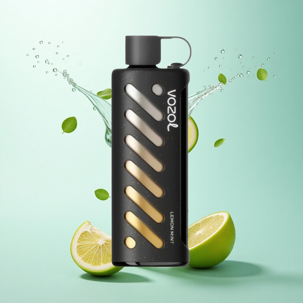 VOZOL Gear Shisha 25000 Puffs Lemon Mint Dual Mesh 1000mAh