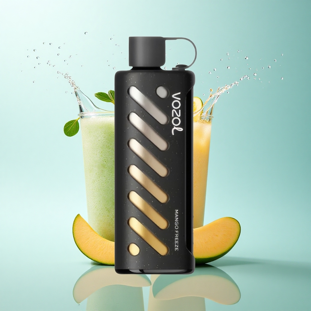 VOZOL Gear Shisha 25000 Puffs Mango Freeze Dual Mesh 5mg Nicotine 1000mAh