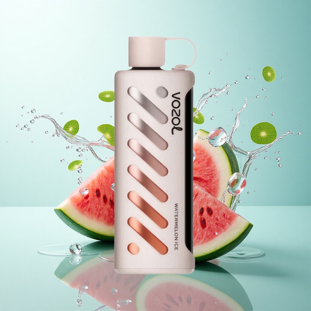 VOZOL Gear Shisha 25000 Puffs Watermelon Ice Dual Mesh 5mg Nicotine