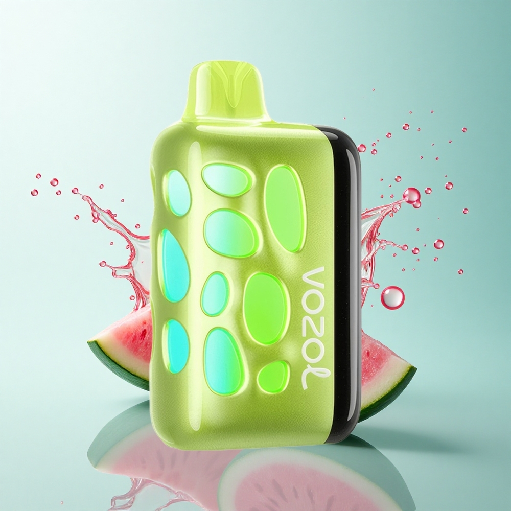 VOZOL RAVE 40000 Puffs Glowing Watermelon Bubblegum Disposable Vape 1000mAh