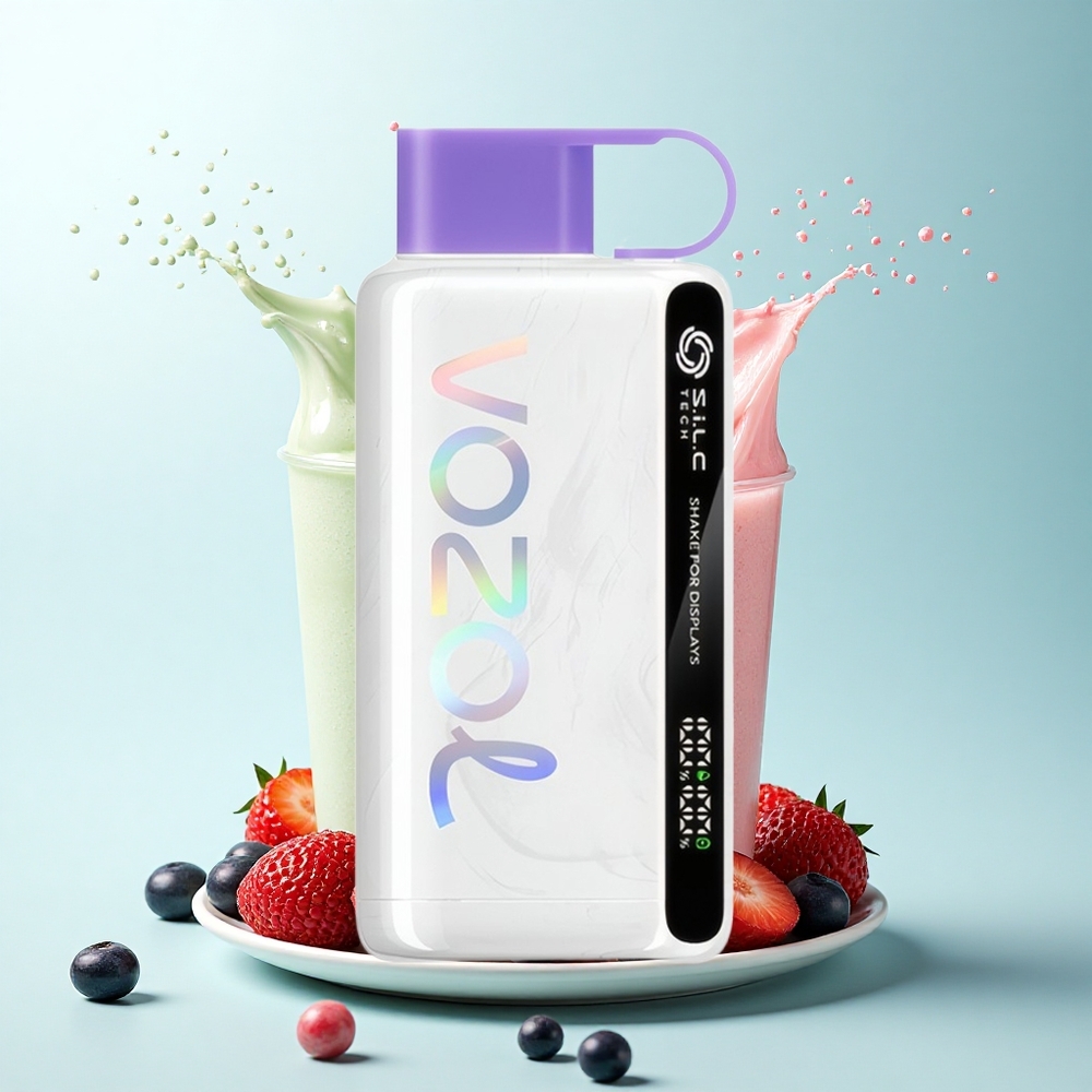 VOZOL STAR 9000/12000 Puffs Mixed Berries 650mAh Recycled Plastic Shake Display