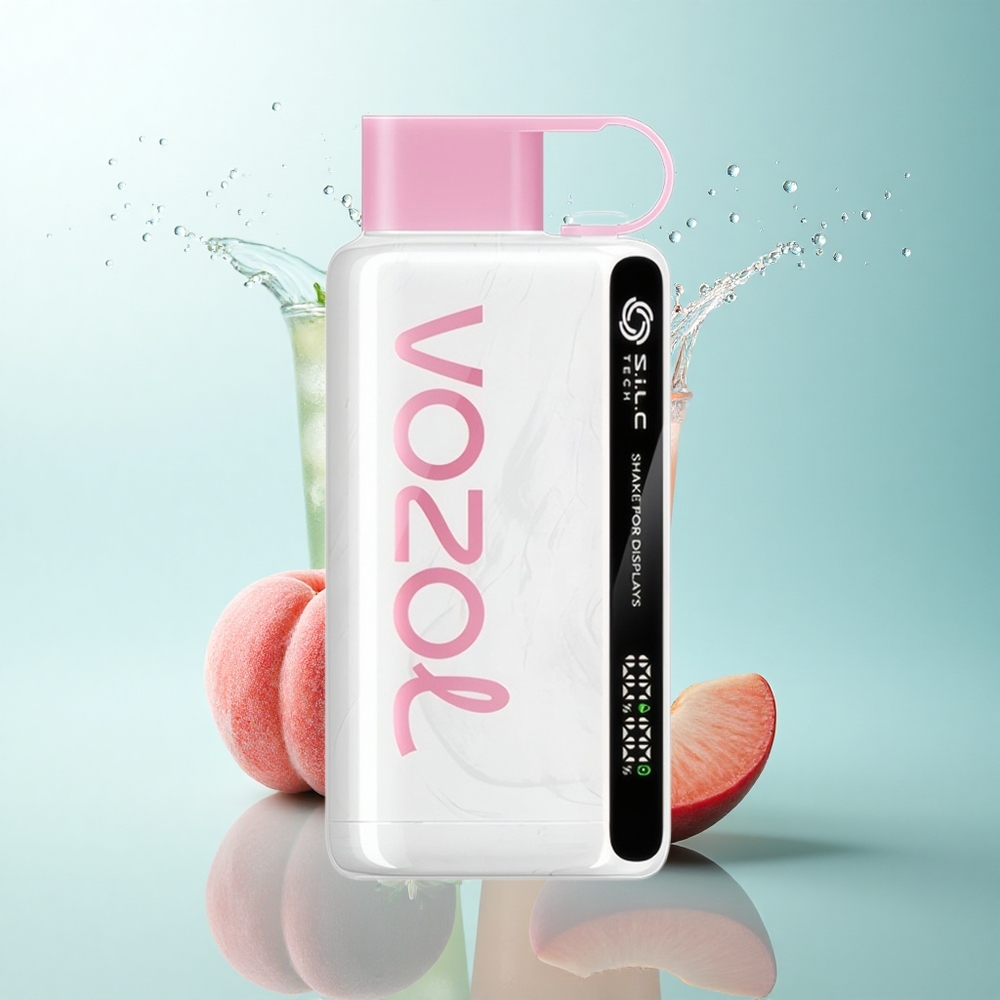 VOZOL STAR 9000/12000 Puffs Peach Ice Recycled 650mAh