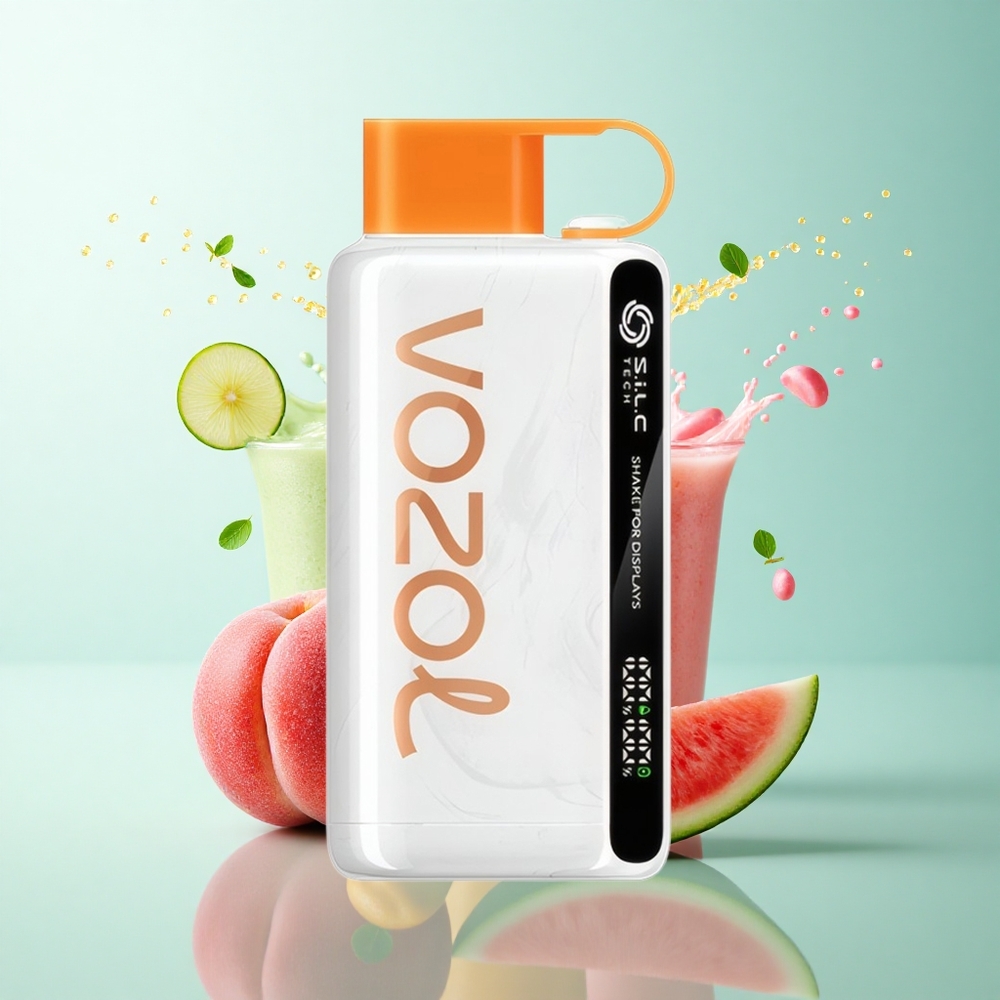 VOZOL STAR 9000/12000 Puffs Peach Mango Watermelon Recycled Plastic 650mAh