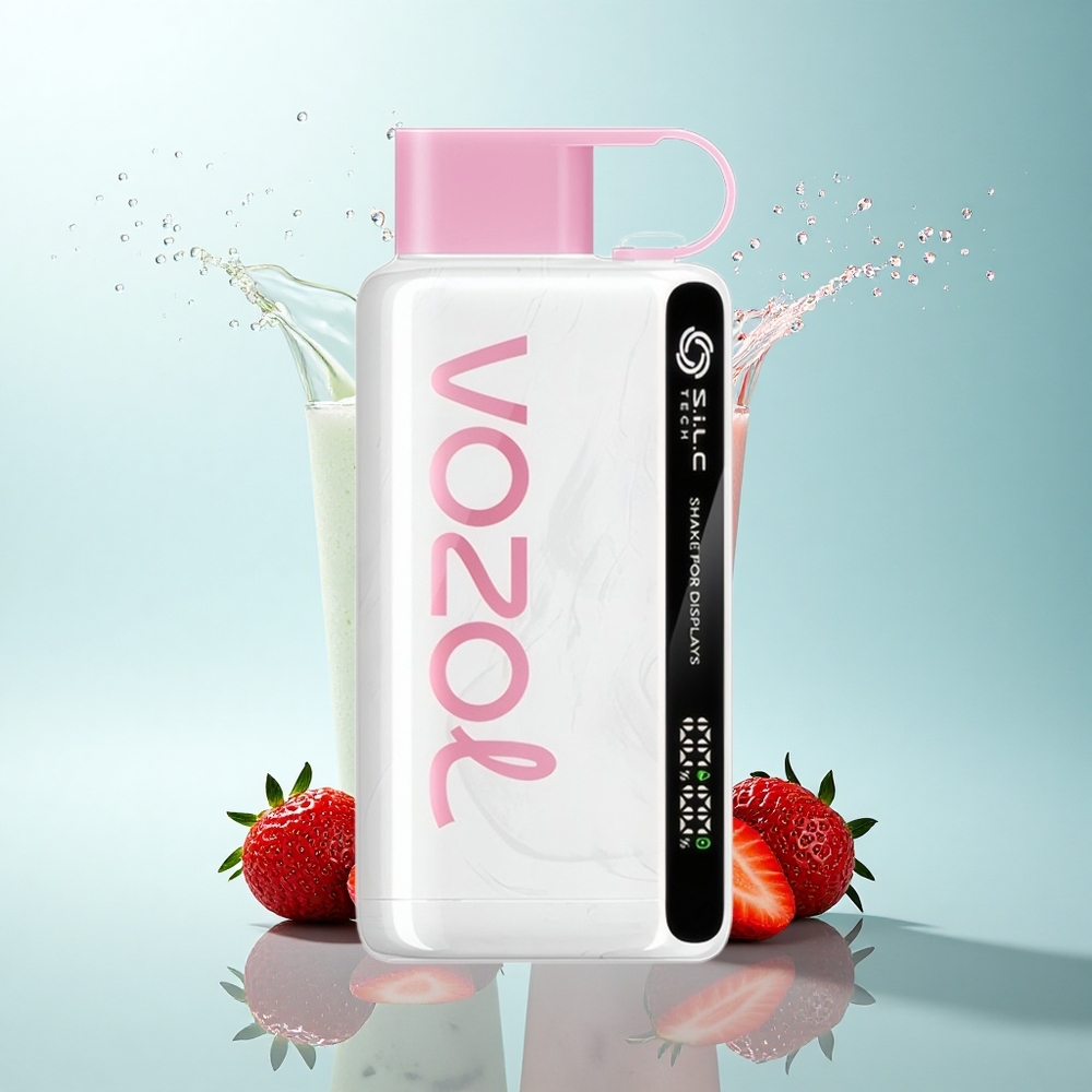 VOZOL STAR 9000/12000 Puffs Strawberry Ice Cream Shake S.i.L.C TECH 650mAh
