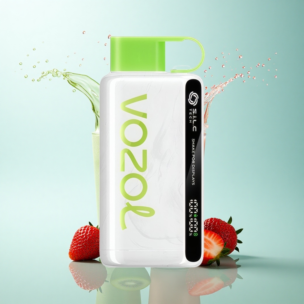 VOZOL STAR 9000/12000 Puffs Strawberry Kiwi Recycled Plastic 650mAh
