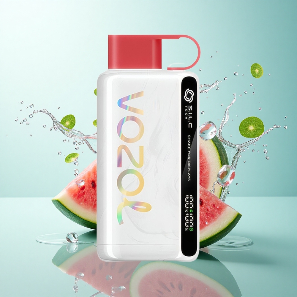 VOZOL STAR 9000/12000 Puffs Watermelon Ice 650mAh Recycled Shake Display