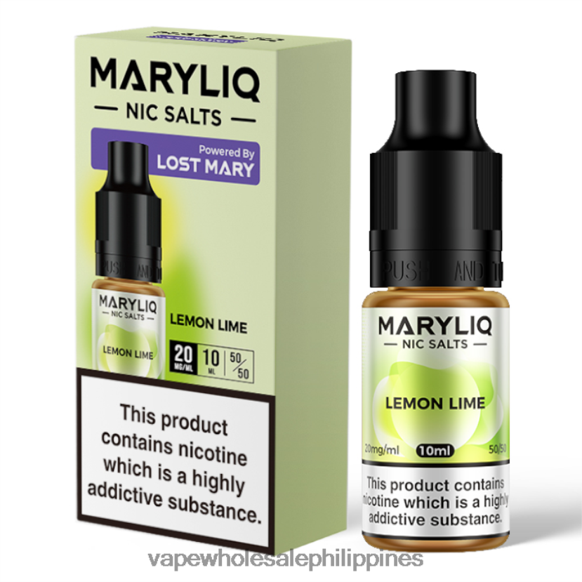 vape shop metro manila 2J4240447 Lemon Lime LOST MARY MARYLIQ Nic Salts - 10ml - 20mg