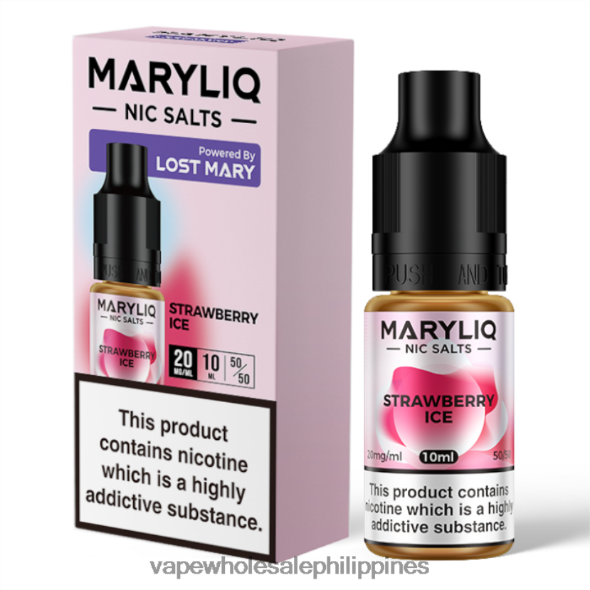 vape shop metro manila 2J4240457 Strawberry Ice LOST MARY MARYLIQ Nic Salts - 10ml - 20mg