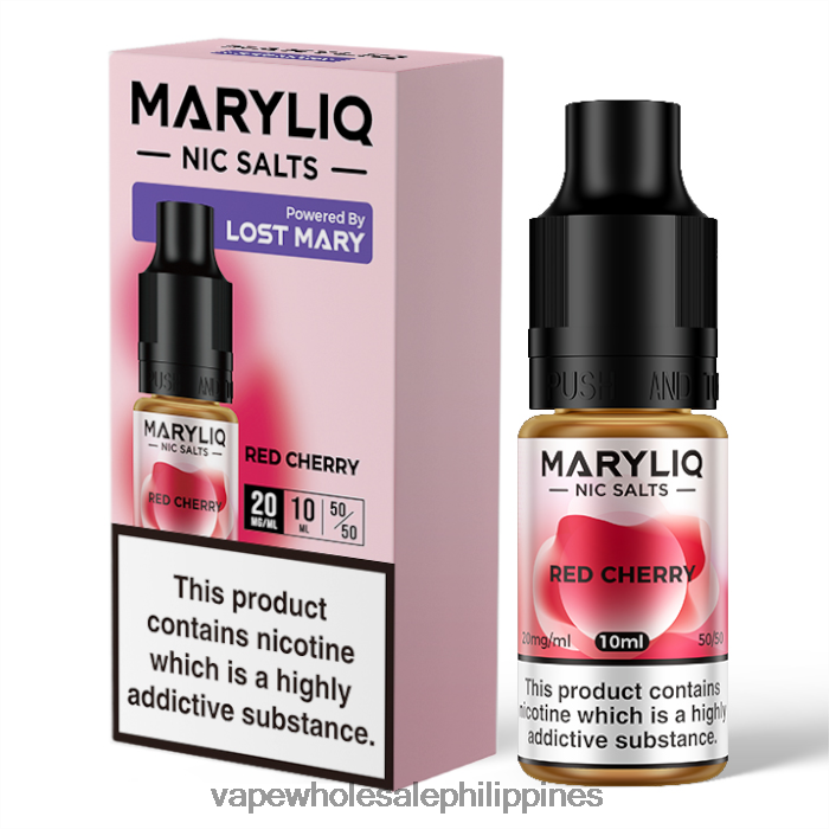 vape shop quezon city 2J4240455 Red Cherry LOST MARY MARYLIQ Nic Salts - 10ml - 20mg