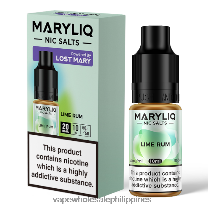 vape store davao city 2J4240448 Lime Rum LOST MARY MARYLIQ Nic Salts - 10ml - 20mg