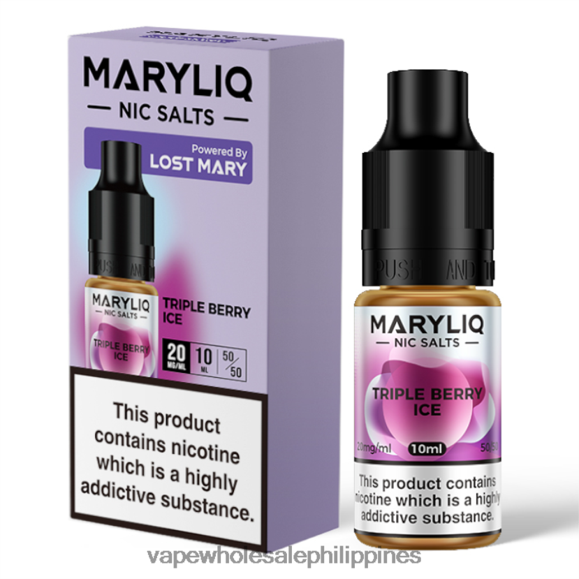 vape store davao city 2J4240458 Triple Berry Ice LOST MARY MARYLIQ Nic Salts - 10ml - 20mg