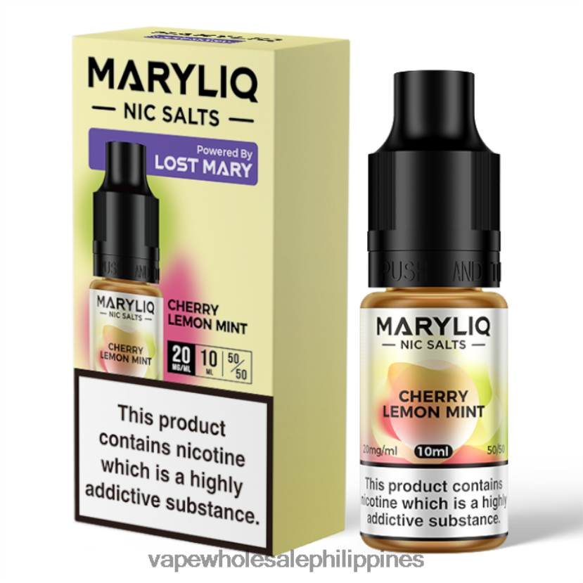vape supplier manila 2J4240444 Cherry Lemon Mint LOST MARY MARYLIQ Nic Salts - 10ml - 20mg