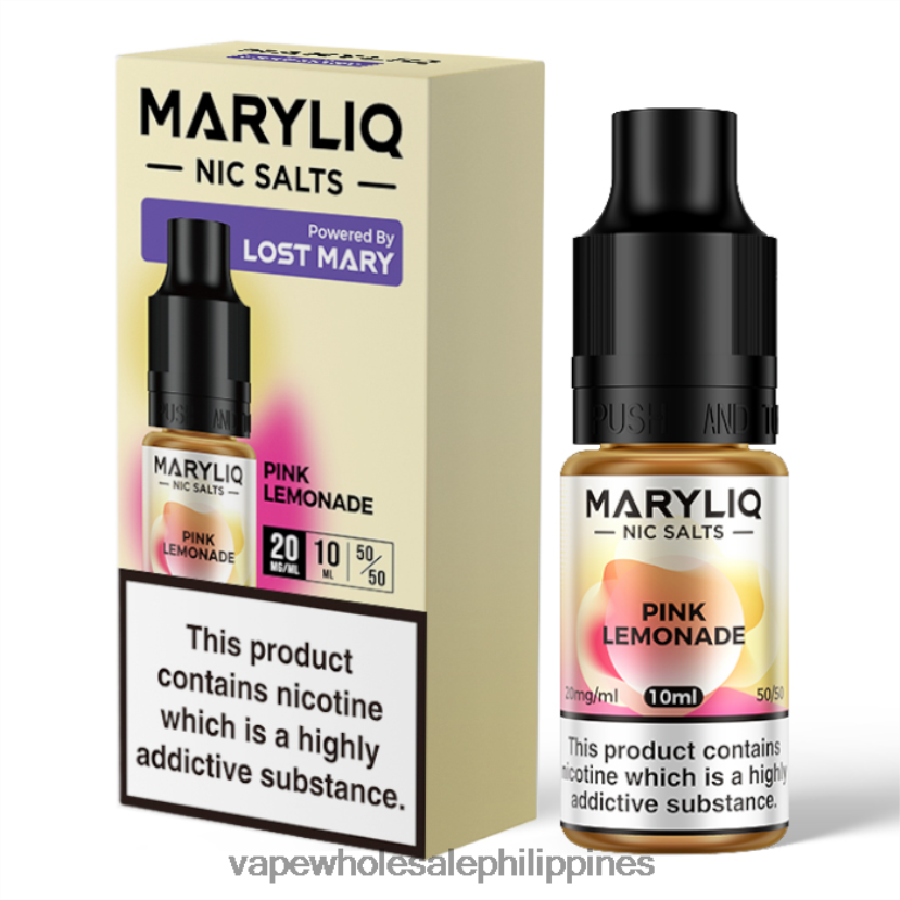 vape supplier manila 2J4240454 Pink Lemonade LOST MARY MARYLIQ Nic Salts - 10ml - 20mg