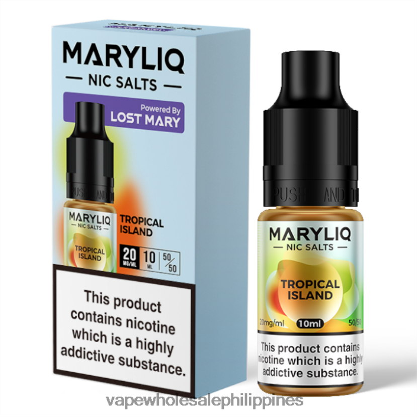 vape wholesale philippines 2J4240461 Tropical Island LOST MARY MARYLIQ Nic Salts - 10ml - 20mg