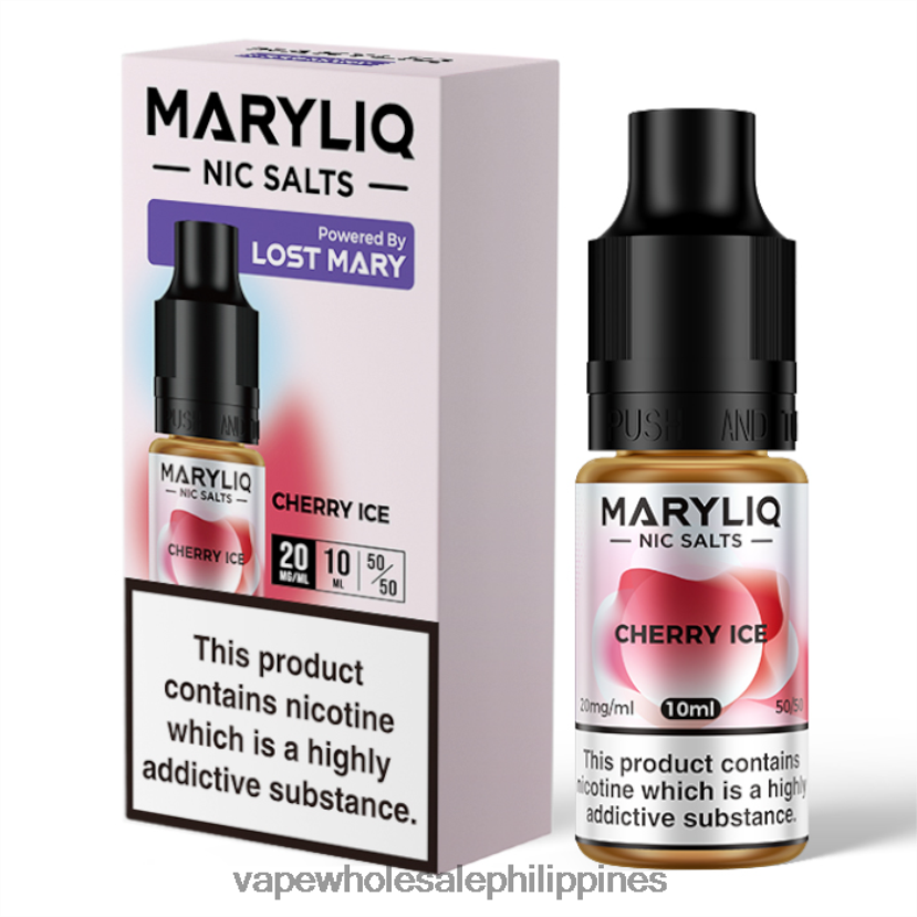 vape wholesale supplier manila 2J4240443 Cherry Ice LOST MARY MARYLIQ Nic Salts - 10ml - 20mg