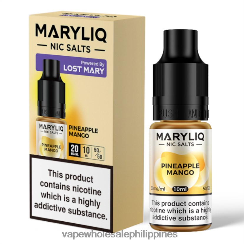 vape wholesale supplier manila 2J4240453 Pineapple Mango LOST MARY MARYLIQ Nic Salts - 10ml - 20mg