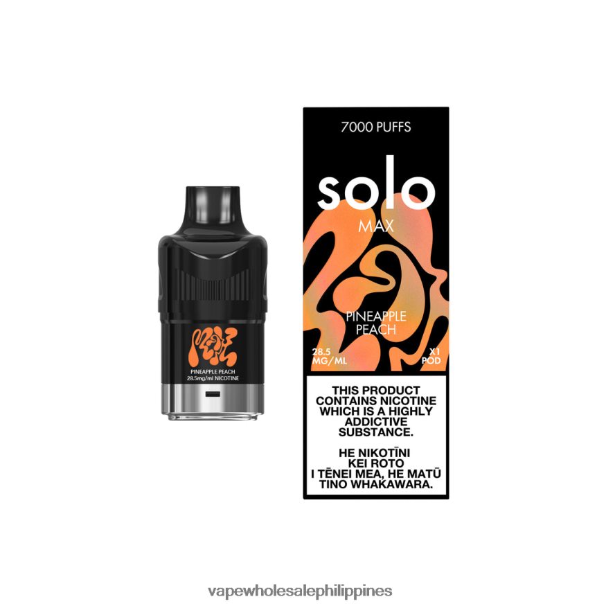 Vape Shop Quezon City - Solo MAX Pod Pineapple Peach DVB2H485